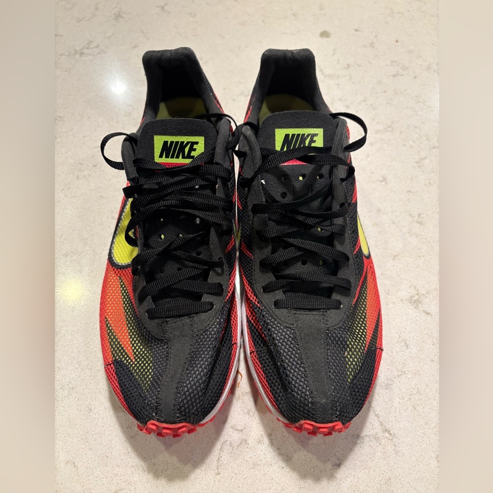 Nike Black and Red Racing Flats